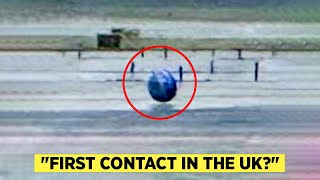 BREAKING | Round Blue Object Spotted at Manchester Airport