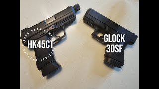 HK45 Compact Tactical vs. Glock 30SF | Better For EDC or SHTF?