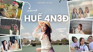 Huế Vlog 💜 4 ngày 3 đêm làm nàng thơ xứ Huế mộng mơ (foodtour ăn sập huế,...) | girl trip ˚౨ৎ˚₊✩‧₊