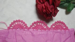 Crochet border lace /saree kuchu designs/কুশিকাটার লেইছ