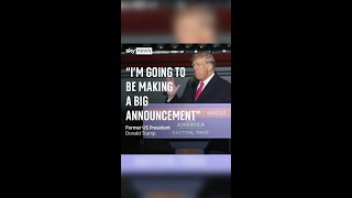 Donald Trump to make 'big announcement' after midterms