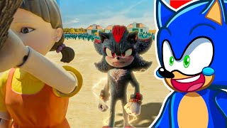 Sonic watches Shadow the Hedgehog in Squid Game?!