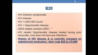 ICD 10 CM  CODING GUIDELINES FOR HUMAN IMMUNODEFICIENCY VIRUS HIV