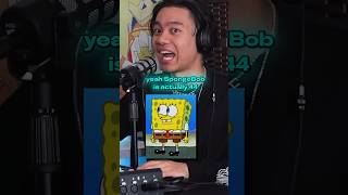 SpongeBob is 44 years old.😱#jumpersjump #podcast #spongebob #age #cartoon #shorts