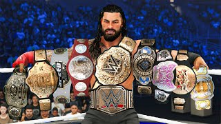 Every Belt Roman Reigns Gets Is +100 Upgrade