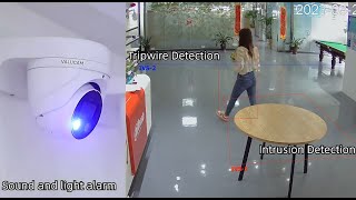 Valucam TIOC Smart Dual Illumination Active Deterrence WizSense IP Camera