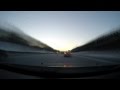 Driving up I-77 from Akron to Copley, Ohio. Time Lapse