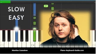 Lewis Capaldi Someone You Loved Slow Easy Piano Tutorial