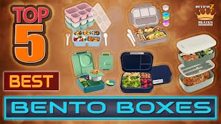 TOP 5 Best Bento Boxes 2025 🍱 | Stylish, Leak-Proof & Kid-Friendly Lunch Box Picks!