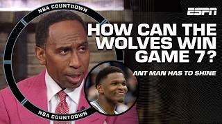 Stephen A. on how the Timberwolves can win Game 7: 'Make them FEAR your STAR!' | NBA Countdown
