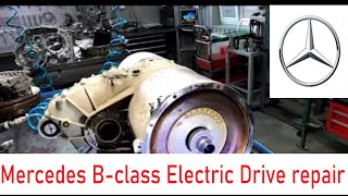 Repair and disassembly of Tesla motor (Mercedes B-class Electric Drive).