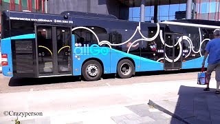 BYD K9 Electric Syntus AllGo MAN Buses at Station Almere Centrum in 2018