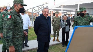 Inauguración de instalaciones de la Guardia Nacional, desde Zamora, Michoacán