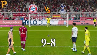 Longest Penalty Shootout | Bayern Munich vs Tottham | PES23 PC Gameplay #bayern