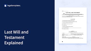How to write ( fill out ) a Last Will