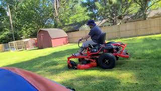 Trying Out Our New Craftsman Z5200 Zero-Turn Mower