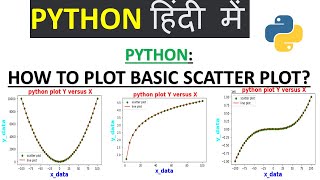 PYTHON IN HINDI| python for beginners in hindi scatter plot from scratch For Beginners. #python
