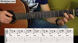 Plucking Chords Vs Plucking a Melody. Fingerstyle Golden Rule.