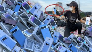 Perfect!!😲 i Found Google Pixel 8 Pro & iPhone 14-15 Pro Max in the Garbage Dump