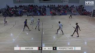 Full basketball season at Harlan Community Academy senior year .