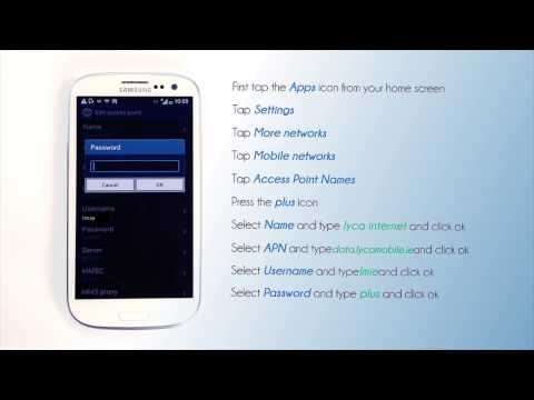 Lycamobile Ireland - Mobile Data Setting for your Samsung Lycamobile Ireland - Mobile Data Setting for your Samsung