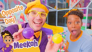 Blippi and Meekah's Opposite Day | Blippi&Meekah Full Episodes | Educational Videos for Kids