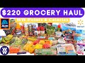 ALDI GROCERY HAUL & SMALL WALMART HAUL  | $220 | WEIGHT WATCHERS POINTS & CALORIES