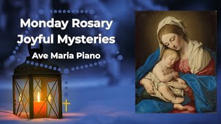 Monday Rosary - Joyful Mysteries - Blessed Virgin Mary and the Christ Child - Ave Maria Piano