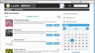Localist for Users - Browsing Events