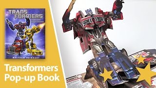 Transformers Pop-up book. Real paper transformations!