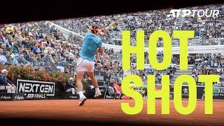Hot Shot: Nadal Stuns Tsitsipas With Fiery Forehand | Rome 2019