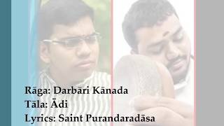 Chandrachooda Shivashankara – Darbari Kaanada - Adi - Purandaradasar | Abilash Giriprasad