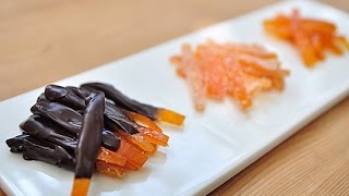 橙皮糖。candied orange peel