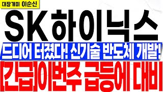 [SK하이닉스][속보]드디어 일냈다!! 해외 AI 빅 테크 기업들과 중국의 기업들의 신규수주 기대감 주가 반영 전에 지금 확인하세요!!