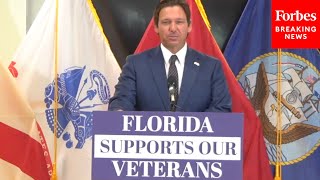 'We're The Most Veteran Friendly State': Florida Gov. DeSantis Signs New Vets Legislation Into Law