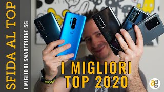 TOP GAMMA confronto OnePlus 8 pro, S20 ultra, P40 pro, Mi10 pro e Oppo Find X2 pro