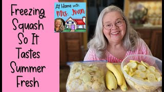 How to Freeze Summer Squash