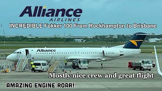 Trip Report | Alliance Airlines (Economy) | Fokker 100 | Rockhampton (ROK) to Brisbane (BNE)