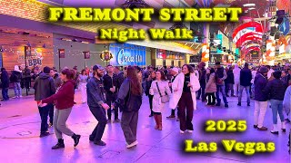 LAS VEGAS 2025 1st Night of the Year on FREMONT STREET