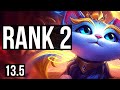 YUUMI & Zeri vs LULU & Swain (SUP) | Rank 2, Rank 1 Yuumi, 2/1/17 | KR Challenger | 13.5