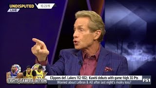 Skip and Shannon react to Kawhi leads Clippers over LeBron/AD and Lakers 112-102
