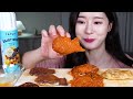 asmr mukbang bungeo ppang fish shaped pastry ★ spicy chocolate cheese red bean peanut flavor