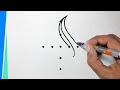 Ramadan Drawing|ARABIC CALLIGRAPHY Alhamdulillah | Arabic calligraphy art | Islamic art | الحمد لله