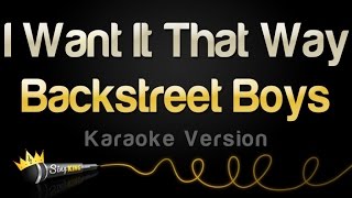 Backstreet Boys I Want It That Way...