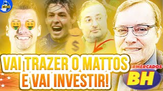 🔥💣 BOMBA! PEDRINHO BH vai INVESTIR no CRUZEIRO se MATTOS for DIRETOR de FUTEBOL!