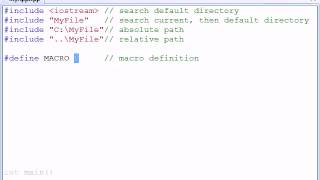 cpp27 preprocessor directives1