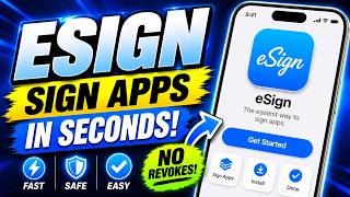 NEW eSign Method for IOS — Install IPA on iPhone & iPad (No PC & No Revokes)