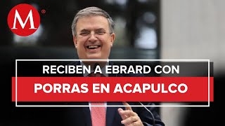 Ovacionan a Marcelo Ebrard durante presentación de proyecto en Acapulco