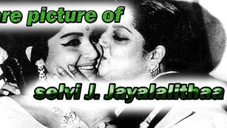 Rare picture of J. JAYALALITHAA