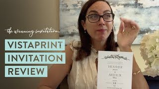 VistaPrint Invitation Review